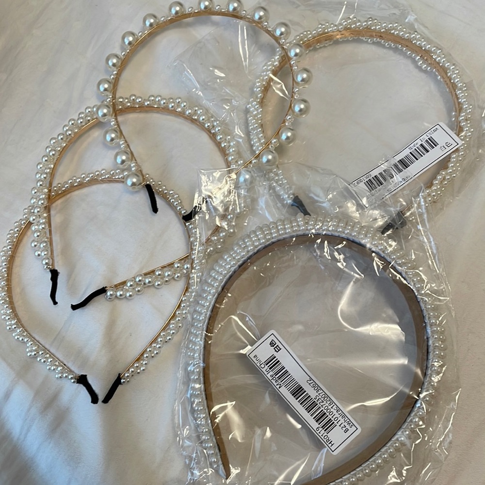 Shein - Bridal Headbands - 5 styles - pearls